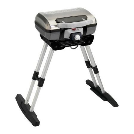 Almo Fulfillment Services Cuisinart Outdoor Portable Electric Grill w/ VersaStand Integrated Telescoping Base CEG-980